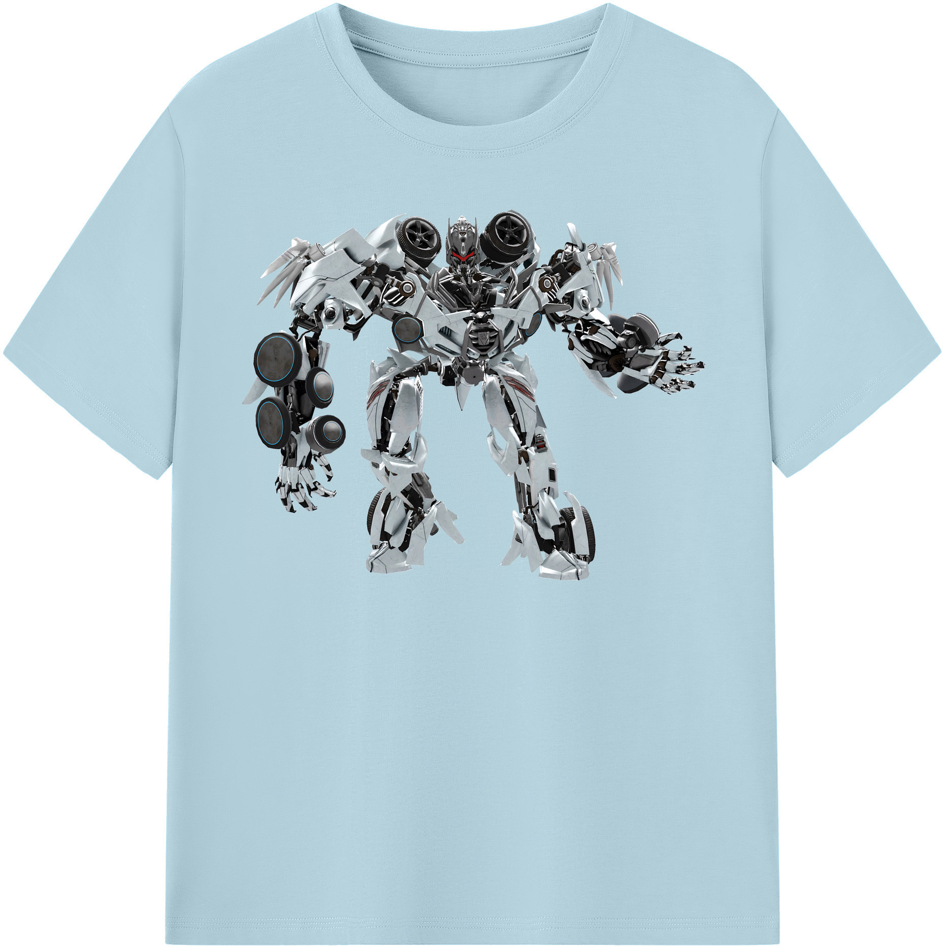 （画像用） Transformers トランスフォーマー 綿100％半袖Tシャツ（フロントプリント）